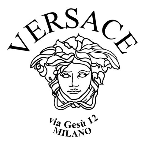 versace loghi|versace head logo.